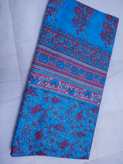 Blue color soft cotton